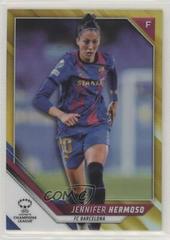 Jennifer Hermoso [Gold Refractor] #7 Soccer Cards 2021 Topps Chrome UEFA Women’s Champions League Prices