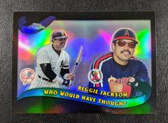 Reggie Jackson [Black Refractor] Baseball Cards 2002 Topps Chrome Traded Prices