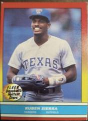 Ruben Sierra #38 Baseball Cards 1988 Fleer Hottest Stars Prices