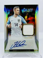 Jordan Henderson [White] Soccer Cards 2016 Panini Select Jersey Autographs Prices