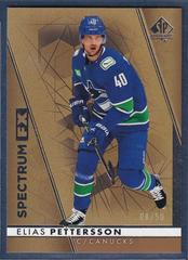 Elias Pettersson [Gold] #S-15 Hockey Cards 2022 SP Authentic Spectrum FX Prices