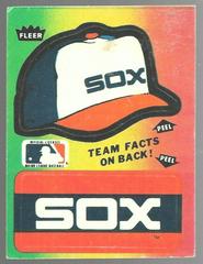 Chicago White Sox Baseball Cards 1983 Fleer Stickers Prices