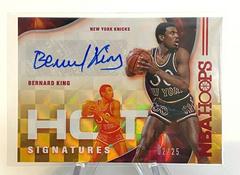 Bernard King [Red] Basketball Cards 2021 Panini Hoops Hot Signatures Prices