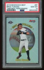 Brice Turang #BT Baseball Cards 2018 Bowman's Best 1998 Performers Prices