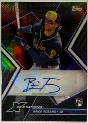 Brice Turang [Iridescent] Baseball Cards 2023 Topps Xpectations Autographs Prices