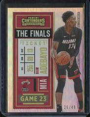 Bam Adebayo [Finals Ticket] Basketball Cards 2020 Panini Contenders Prices