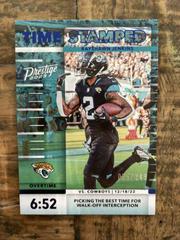 Rayshawn Jenkins [Blue] #TS-7 Football Cards 2023 Panini Prestige Time Stamped Prices