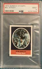 Bill Staley Football Cards 1972 Sunoco Stamps Prices