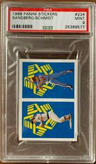 Sandberg, Schmidt Baseball Cards 1988 Panini Stickers Prices