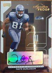 Nate Burleson [Signature Proof Silver] #44 Football Cards 2006 Playoff NFL Playoffs Prices