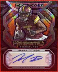 Jahan Dotson [Electric Etch Purple] #11 Football Cards 2023 Panini Obsidian Magmatic Signature Prices