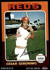 Cesar Geronimo #41 Baseball Cards 1975 Topps Mini Prices