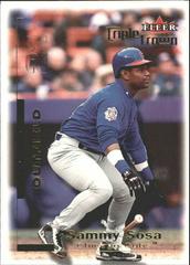 Sammy Sosa #57 Baseball Cards 2001 Fleer Triple Crown Prices