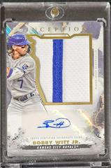Bobby Witt Jr. [Magenta] #IAP-BW Baseball Cards 2023 Topps Inception Autograph Patch Prices