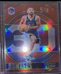 Stephen Curry [Red Prizm] #5 Basketball Cards 2021 Panini Select Numbers Prices