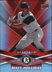 Matt Holliday #32 Baseball Cards 2009 Upper Deck Spectrum Prices