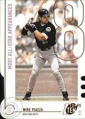 Mike Piazza #118 Baseball Cards 2002 Topps Ten Prices