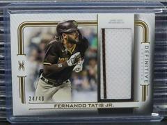 Fernando Tatis Jr. Baseball Cards 2023 Topps Definitive Jumbo Relic Collection Prices