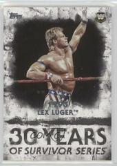 Lex Luger Wrestling Cards 2018 Topps WWE Undisputed 30 Years of Survivor Series Prices