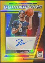 Ziaire Williams [Gold] #RD-ZWL Basketball Cards 2021 Panini Donruss Optic Rookie Dominators Signatures Prices