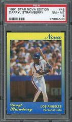 Darryl Strawberry #45 Baseball Cards 1991 Star Nova Edition Prices