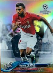 Thomas Lemar [Refractor] Soccer Cards 2017 Topps Chrome UEFA Champions League Prices