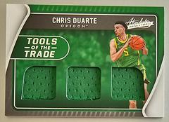 Chris Duarte [Green] #TOTT-34 Basketball Cards 2022 Panini Chronicles Draft Picks Absolute Tools of the Trade Prices