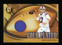 Josh Allen #GP-JAL Football Cards 2022 Panini Gold Standard Plated Prices