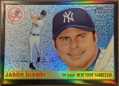 Jason Giambi [Black Retrofractor] #16 Baseball Cards 2004 Topps Heritage Chrome Prices