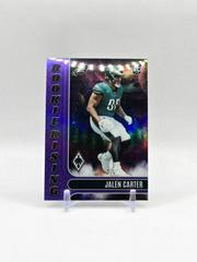 Jalen Carter [Purple] #RIS-7 Football Cards 2023 Panini Phoenix Rookie Rising Prices