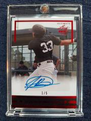 Jasson Dominguez [Red] #BA-JD1 Baseball Cards 2020 Leaf Ultimate Autographs Prices