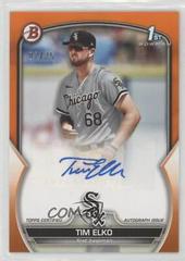Tim Elko [Orange] #PPA-TE Baseball Cards 2023 Bowman Paper Prospect Autographs Prices