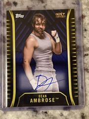 Dean Ambrose [Blue] Wrestling Cards 2018 Topps WWE NXT Autographs Prices