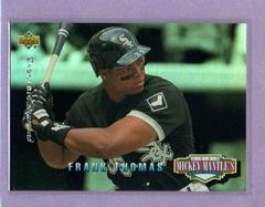 Frank Thomas [Electric Diamond] #MM18 Baseball Cards 1994 Upper Deck Mickey Mantle Long Shots Prices