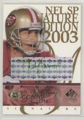 Steve Young [Green] #SY Football Cards 2003 SP Signature Signature Edition Prices