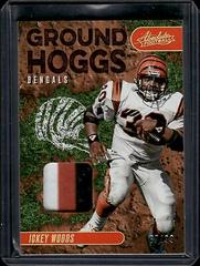 Ickey Woods [Gold] #GH-20 Football Cards 2023 Panini Absolute Ground Hoggs Materials Prices