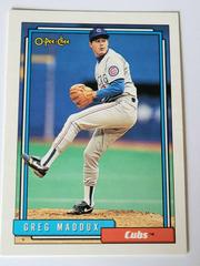 Greg Maddux Baseball Cards 1992 O Pee Chee Prices