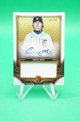 Casey Mize Baseball Cards 2022 Topps Triple Threads Single Jumbo Relics Autographs Prices