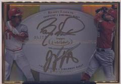 Barry Larkin, Joey Votto #FDA-LVO Baseball Cards 2022 Topps Gold Label Framed Dual Autographs Prices
