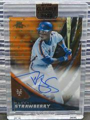 Darryl Strawberry [Orange] Baseball Cards 2022 Topps Clearly Authentic Tek Autographs Prices