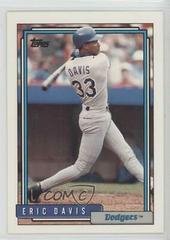 Eric Davis Baseball Cards 1992 Topps Traded Prices