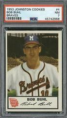Bob Buhl #4 Baseball Cards 1953 Johnston Cookies Braves Prices