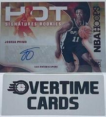 Joshua Primo [Red] Basketball Cards 2021 Panini Hoops Hot Signatures Rookies Prices