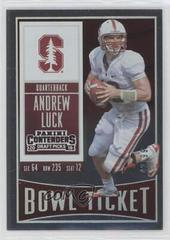 Andrew Luck [Bowl Ticket] #8 Football Cards 2016 Panini Contenders Draft Picks Prices