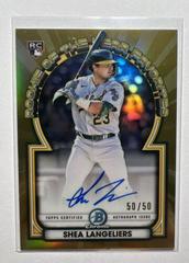 Shea Langeliers [Gold] #ROY-SL Baseball Cards 2023 Bowman Chrome Rookie of the Year Favorites Autographs Prices