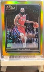 James Harden [Gold] #4 Basketball Cards 2021 Panini One and One Prices