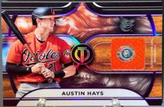 Austin Hays [Purple] #SOA-AH Baseball Cards 2022 Topps Tribute Stamp of Approval Relics Prices