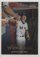 Wade Boggs [Orange Refractor] Baseball Cards 2019 Stadium Club Chrome Prices