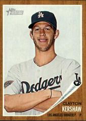Clayton Kershaw #5 Baseball Cards 2011 Topps Heritage Prices