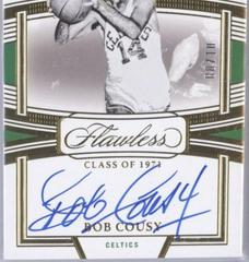Bob Cousy [Gold] #6 Basketball Cards 2022 Panini Flawless Enshrined Signature Prices